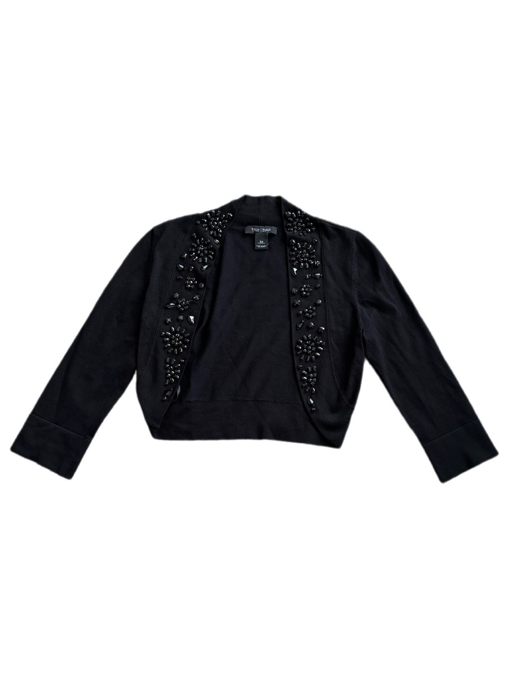 White House Black Market Beaded Bolero Sweater